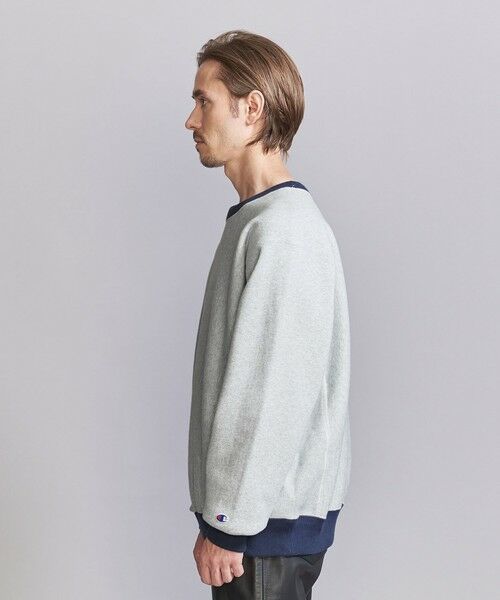 BEAUTY&YOUTH UNITED ARROWS / ビューティー&ユース ユナイテッドアローズ カットソー | 【別注】 ＜CHAMPION＞ ツートーン クルーネック スウェット | 詳細10