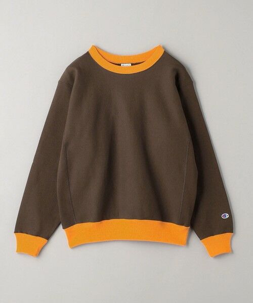 BEAUTY&YOUTH UNITED ARROWS / ビューティー&ユース ユナイテッドアローズ カットソー | 【別注】 ＜CHAMPION＞ ツートーン クルーネック スウェット | 詳細30