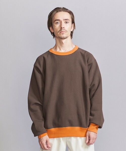 BEAUTY&YOUTH UNITED ARROWS / ビューティー&ユース ユナイテッドアローズ カットソー | 【別注】 ＜CHAMPION＞ ツートーン クルーネック スウェット | 詳細23