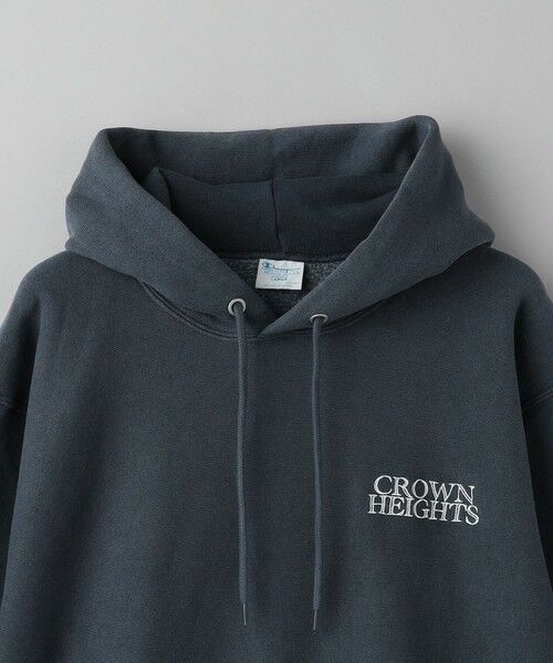 BEAUTY&YOUTH UNITED ARROWS / ビューティー&ユース ユナイテッドアローズ カットソー | 【別注】 ＜CHAMPION＞ ワンポイント ロゴ スウェット フーディ | 詳細25