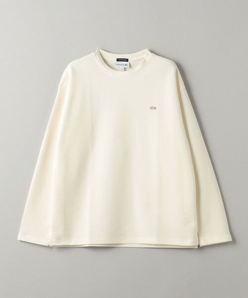 BEAUTY&YOUTH UNITED ARROWS / ビューティー&ユース ユナイテッドアローズ カットソー | ＜LACOSTE for BEAUTY&YOUTH＞ 1トーン ロングスリーブ Tシャツ | 詳細3