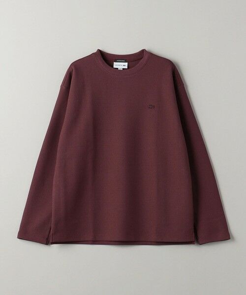 BEAUTY&YOUTH UNITED ARROWS / ビューティー&ユース ユナイテッドアローズ カットソー | ＜LACOSTE for BEAUTY&YOUTH＞ 1トーン ロングスリーブ Tシャツ | 詳細24