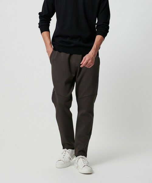 BEAUTY & YOUTH UNITED ARROWS/ビューティー&ユース ユナイテッドアローズ 【WEB限定 WARDROBE SMART】ダブルニット イージーパンツ/セットアップ対応 DK. BROWN S