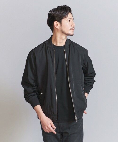 BEAUTY&YOUTH UNITED ARROWS / ビューティー&ユース ユナイテッドアローズ ブルゾン | 【WEB限定 WARDROBE SMART】ライト ツイル MA-1 ブルゾン | 詳細1