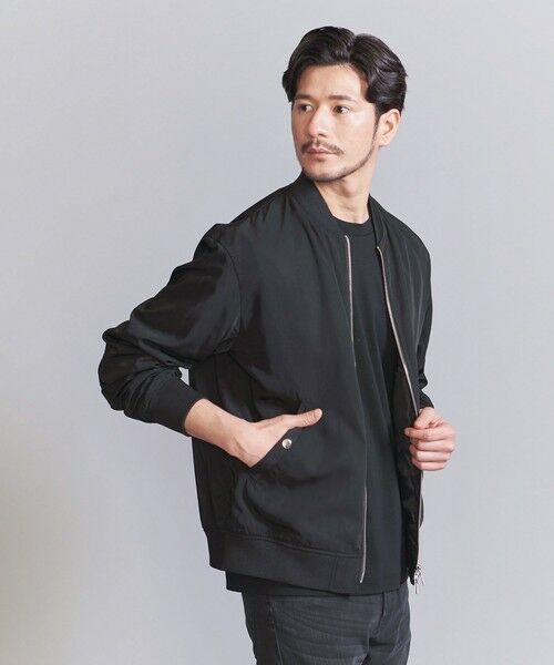 BEAUTY&YOUTH UNITED ARROWS / ビューティー&ユース ユナイテッドアローズ ブルゾン | 【WEB限定 WARDROBE SMART】ライト ツイル MA-1 ブルゾン | 詳細2