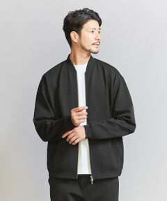 【WEB限定 WARDROBE SMART】ダブルニット ジップブルゾン/セットアップ対応