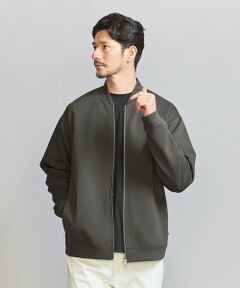 【WEB限定 WARDROBE SMART】ダブルニット ジップブルゾン/セットアップ対応