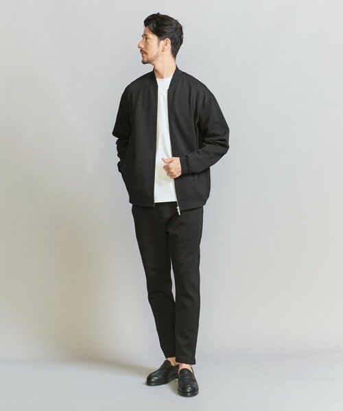 BEAUTY&YOUTH UNITED ARROWS / ビューティー&ユース ユナイテッドアローズ ブルゾン | 【WEB限定 WARDROBE SMART】ダブルニット ジップブルゾン/セットアップ対応 | 詳細3