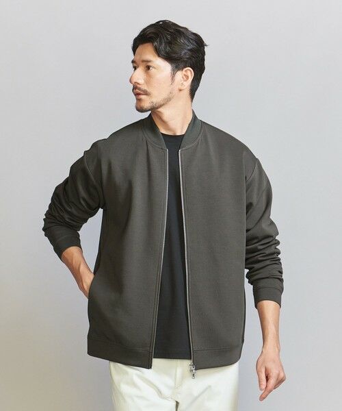 BEAUTY&YOUTH UNITED ARROWS / ビューティー&ユース ユナイテッドアローズ ブルゾン | 【WEB限定 WARDROBE SMART】ダブルニット ジップブルゾン/セットアップ対応 | 詳細18