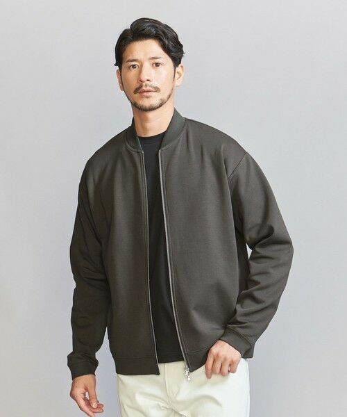 BEAUTY&YOUTH UNITED ARROWS / ビューティー&ユース ユナイテッドアローズ ブルゾン | 【WEB限定 WARDROBE SMART】ダブルニット ジップブルゾン/セットアップ対応 | 詳細16