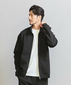 【WEB限定 WARDROBE SMART】ダブルニット スタンド ジップブルゾン/セットアップ対応