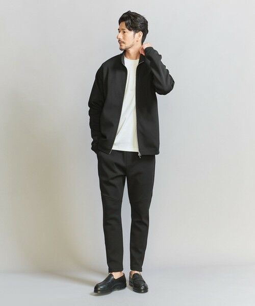 BEAUTY&YOUTH UNITED ARROWS / ビューティー&ユース ユナイテッドアローズ ブルゾン | 【WEB限定 WARDROBE SMART】ダブルニット スタンド ジップブルゾン/セットアップ対応 | 詳細3