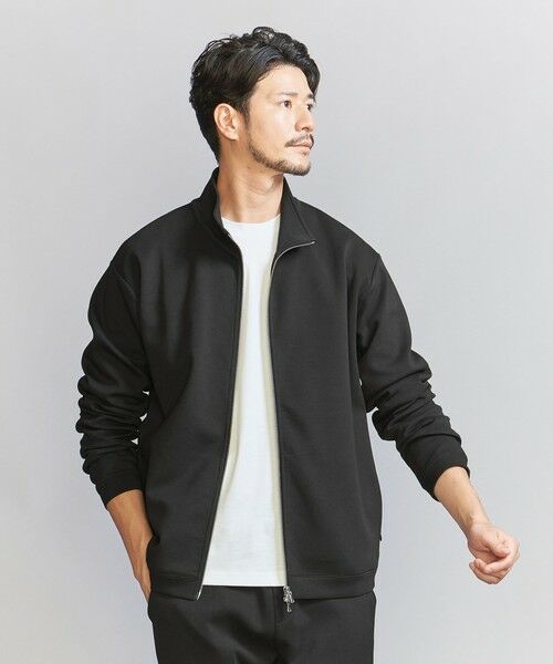 BEAUTY&YOUTH UNITED ARROWS / ビューティー&ユース ユナイテッドアローズ ブルゾン | 【WEB限定 WARDROBE SMART】ダブルニット スタンド ジップブルゾン/セットアップ対応 | 詳細4