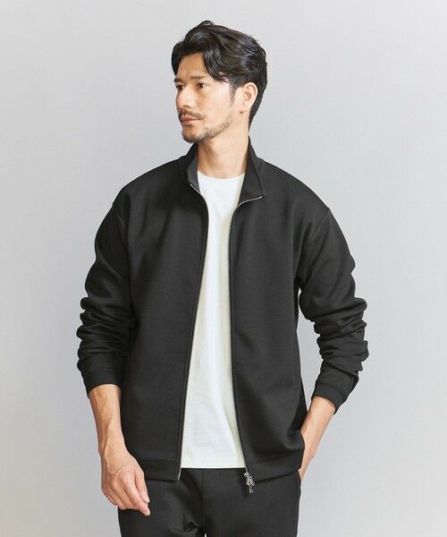 BEAUTY&YOUTH UNITED ARROWS / ビューティー&ユース ユナイテッドアローズ ブルゾン | 【WEB限定 WARDROBE SMART】ダブルニット スタンド ジップブルゾン/セットアップ対応 | 詳細5