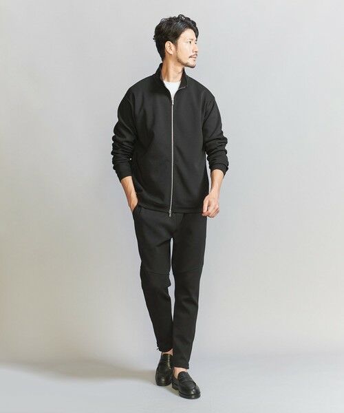 BEAUTY&YOUTH UNITED ARROWS / ビューティー&ユース ユナイテッドアローズ ブルゾン | 【WEB限定 WARDROBE SMART】ダブルニット スタンド ジップブルゾン/セットアップ対応 | 詳細9