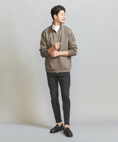 BEAUTY&YOUTH UNITED ARROWS / ビューティー&ユース ユナイテッドアローズ ブルゾン | 【WEB限定 WARDROBE SMART】ダブルニット スタンド ジップブルゾン/セットアップ対応 | 詳細30