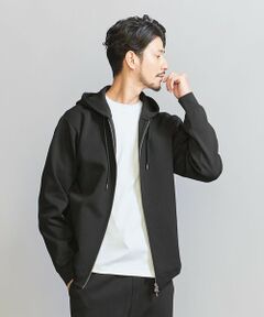 【WEB限定 WARDROBE SMART】ダブルニット ジップパーカー/セットアップ対応