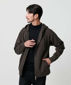 BEAUTY&YOUTH UNITED ARROWS / ビューティー&ユース ユナイテッドアローズ パーカー | 【WEB限定 WARDROBE SMART】ダブルニット ジップパーカー/セットアップ対応
