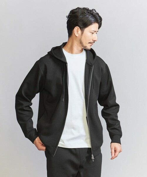 BEAUTY&YOUTH UNITED ARROWS / ビューティー&ユース ユナイテッドアローズ パーカー | 【WEB限定 WARDROBE SMART】ダブルニット ジップパーカー/セットアップ対応 | 詳細2