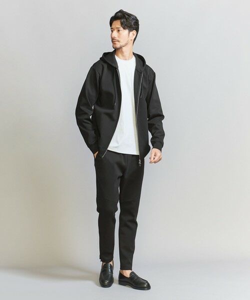 BEAUTY&YOUTH UNITED ARROWS / ビューティー&ユース ユナイテッドアローズ パーカー | 【WEB限定 WARDROBE SMART】ダブルニット ジップパーカー/セットアップ対応 | 詳細3