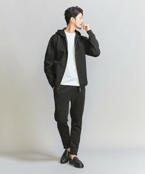 BEAUTY&YOUTH UNITED ARROWS / ビューティー&ユース ユナイテッドアローズ パーカー | 【WEB限定 WARDROBE SMART】ダブルニット ジップパーカー/セットアップ対応 | 詳細4