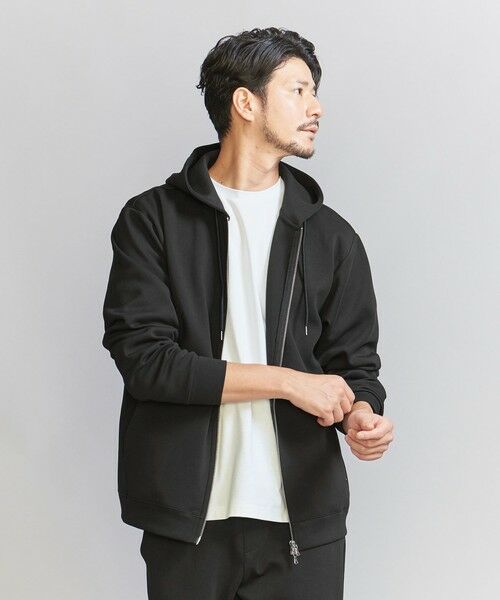 BEAUTY&YOUTH UNITED ARROWS / ビューティー&ユース ユナイテッドアローズ パーカー | 【WEB限定 WARDROBE SMART】ダブルニット ジップパーカー/セットアップ対応 | 詳細5