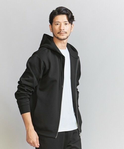 BEAUTY&YOUTH UNITED ARROWS / ビューティー&ユース ユナイテッドアローズ パーカー | 【WEB限定 WARDROBE SMART】ダブルニット ジップパーカー/セットアップ対応 | 詳細6