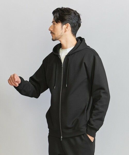 BEAUTY&YOUTH UNITED ARROWS / ビューティー&ユース ユナイテッドアローズ パーカー | 【WEB限定 WARDROBE SMART】ダブルニット ジップパーカー/セットアップ対応 | 詳細8