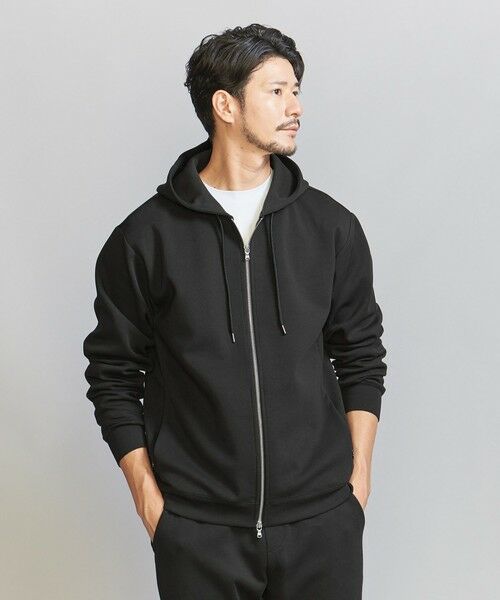 BEAUTY&YOUTH UNITED ARROWS / ビューティー&ユース ユナイテッドアローズ パーカー | 【WEB限定 WARDROBE SMART】ダブルニット ジップパーカー/セットアップ対応 | 詳細9