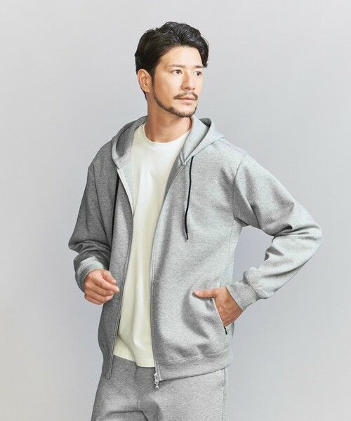 BEAUTY&YOUTH UNITED ARROWS / ビューティー&ユース ユナイテッドアローズ パーカー | 【WEB限定 WARDROBE SMART】ダブルニット ジップパーカー/セットアップ対応 | 詳細15