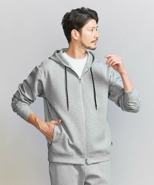 BEAUTY&YOUTH UNITED ARROWS / ビューティー&ユース ユナイテッドアローズ パーカー | 【WEB限定 WARDROBE SMART】ダブルニット ジップパーカー/セットアップ対応 | 詳細21