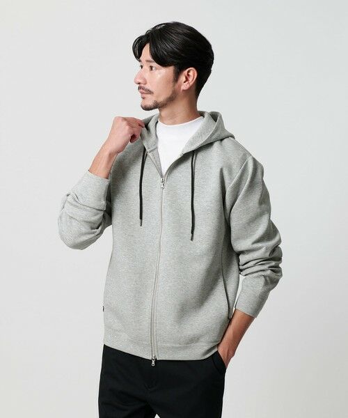 BEAUTY&YOUTH UNITED ARROWS / ビューティー&ユース ユナイテッドアローズ パーカー | 【WEB限定 WARDROBE SMART】ダブルニット ジップパーカー/セットアップ対応 | 詳細11