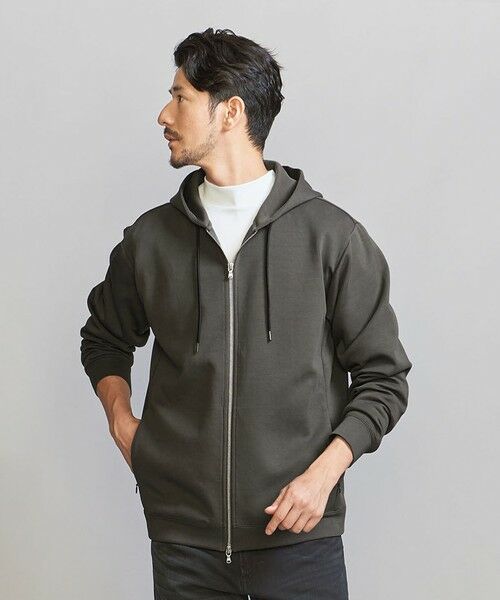 BEAUTY&YOUTH UNITED ARROWS / ビューティー&ユース ユナイテッドアローズ パーカー | 【WEB限定 WARDROBE SMART】ダブルニット ジップパーカー/セットアップ対応 | 詳細15