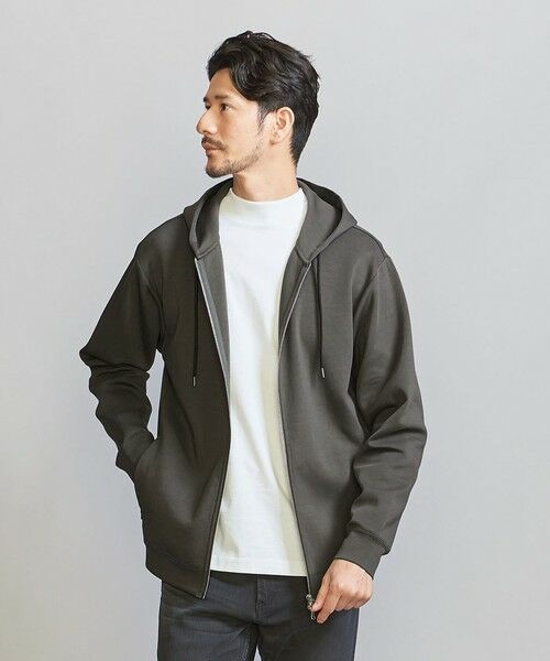 BEAUTY&YOUTH UNITED ARROWS / ビューティー&ユース ユナイテッドアローズ パーカー | 【WEB限定 WARDROBE SMART】ダブルニット ジップパーカー/セットアップ対応 | 詳細24