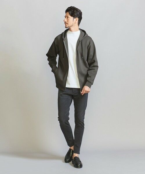 BEAUTY&YOUTH UNITED ARROWS / ビューティー&ユース ユナイテッドアローズ パーカー | 【WEB限定 WARDROBE SMART】ダブルニット ジップパーカー/セットアップ対応 | 詳細25