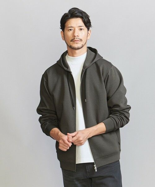 BEAUTY&YOUTH UNITED ARROWS / ビューティー&ユース ユナイテッドアローズ パーカー | 【WEB限定 WARDROBE SMART】ダブルニット ジップパーカー/セットアップ対応 | 詳細26