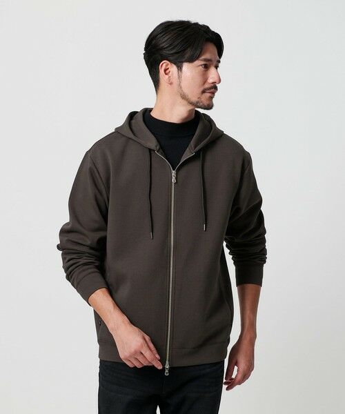 BEAUTY&YOUTH UNITED ARROWS / ビューティー&ユース ユナイテッドアローズ パーカー | 【WEB限定 WARDROBE SMART】ダブルニット ジップパーカー/セットアップ対応 | 詳細26