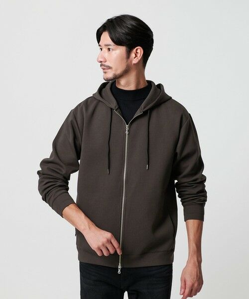 BEAUTY&YOUTH UNITED ARROWS / ビューティー&ユース ユナイテッドアローズ パーカー | 【WEB限定 WARDROBE SMART】ダブルニット ジップパーカー/セットアップ対応 | 詳細27