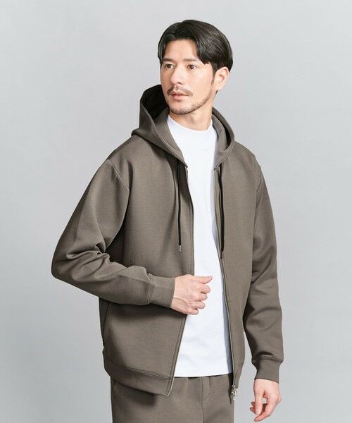 BEAUTY&YOUTH UNITED ARROWS / ビューティー&ユース ユナイテッドアローズ パーカー | 【WEB限定 WARDROBE SMART】ダブルニット ジップパーカー/セットアップ対応 | 詳細28