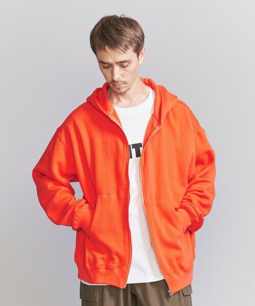 BEAUTY&YOUTH UNITED ARROWS / ビューティー&ユース ユナイテッドアローズ パーカー | クラッシュド パイル ジップ パーカ | 詳細11