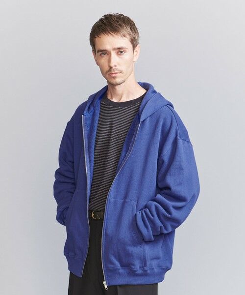 BEAUTY&YOUTH UNITED ARROWS / ビューティー&ユース ユナイテッドアローズ パーカー | クラッシュド パイル ジップ パーカ | 詳細17