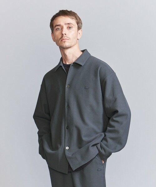 BEAUTY&YOUTH UNITED ARROWS / ビューティー&ユース ユナイテッドアローズ パーカー | ＜LACOSTE for BEAUTY&YOUTH＞ 1トーン シャツ ジャケット | 詳細13