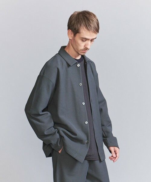 BEAUTY&YOUTH UNITED ARROWS / ビューティー&ユース ユナイテッドアローズ パーカー | ＜LACOSTE for BEAUTY&YOUTH＞ 1トーン シャツ ジャケット | 詳細14