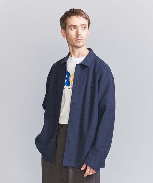 BEAUTY&YOUTH UNITED ARROWS / ビューティー&ユース ユナイテッドアローズ パーカー | ＜LACOSTE for BEAUTY&YOUTH＞ 1トーン シャツ ジャケット | 詳細20