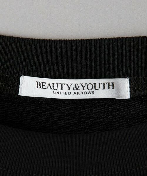 BEAUTY&YOUTH UNITED ARROWS / ビューティー&ユース ユナイテッドアローズ スウェット | スウェット×ベロアティアード プルオーバー | 詳細12