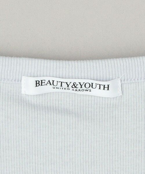 BEAUTY&YOUTH UNITED ARROWS / ビューティー&ユース ユナイテッドアローズ カットソー | コットンカシミヤ リブ ラウンドネック カットソー | 詳細15