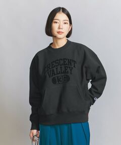 【別注】＜Champion＞リバースウィーブ ロゴプリント スウェットプルオーバー