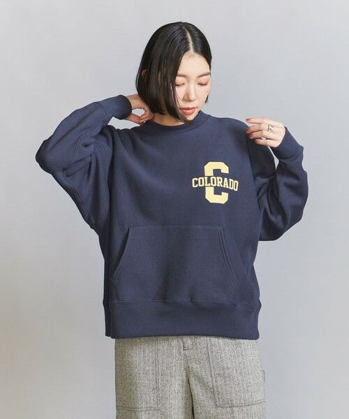 BEAUTY&YOUTH UNITED ARROWS / ビューティー&ユース ユナイテッドアローズ スウェット | 【別注】＜Champion＞リバースウィーブ ロゴプリント スウェットプルオーバー | 詳細13