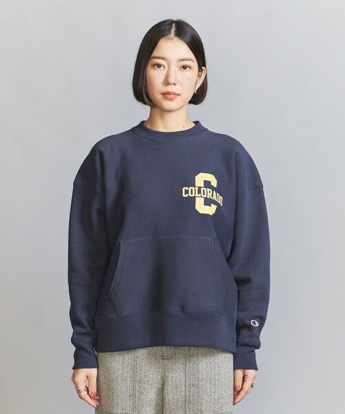 BEAUTY&YOUTH UNITED ARROWS / ビューティー&ユース ユナイテッドアローズ スウェット | 【別注】＜Champion＞リバースウィーブ ロゴプリント スウェットプルオーバー | 詳細15