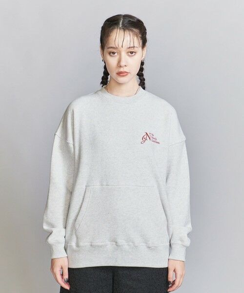 BEAUTY&YOUTH UNITED ARROWS / ビューティー&ユース ユナイテッドアローズ スウェット | 【別注】＜＋81BRANCA＞ロゴスウェット プルオーバー | 詳細13